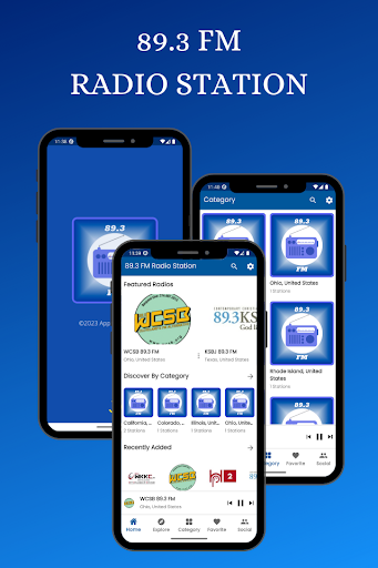 Android application 89.3 FM Radio Station Online screenshort
