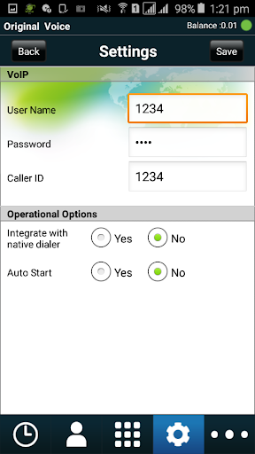 Original Voice Screen 3