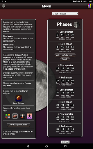 Moon Phase Calculator Free – Apps on Google Play