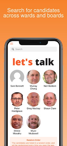 Android application Let's Talk screenshort