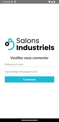 Android application Salons Industriels screenshort