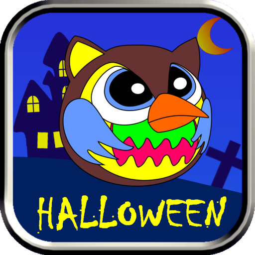 Angry Owl Halloween logo