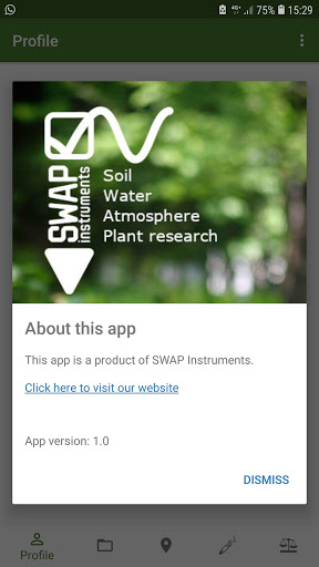 Android application SWAP Instruments screenshort