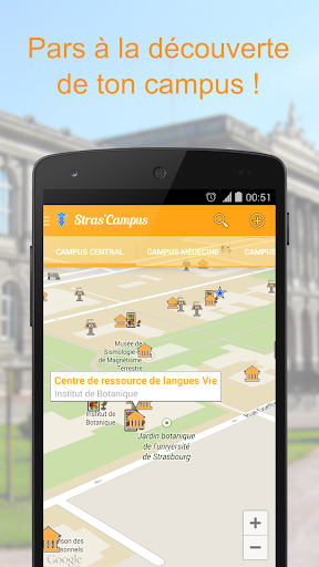 Android application Stras'Campus screenshort