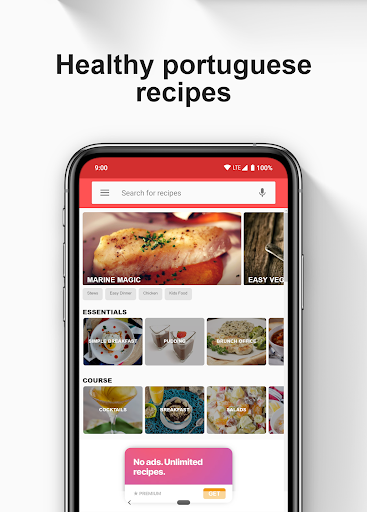 Screenshot of Portuguese Recipes