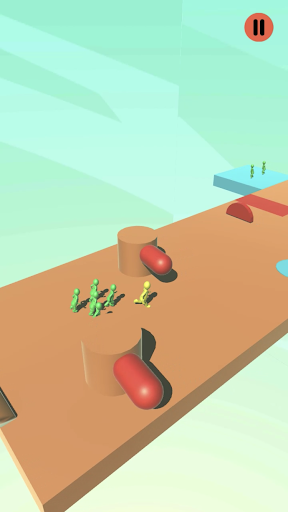 Android application Crowd Run 3D screenshort