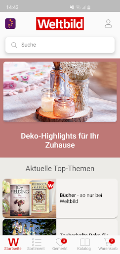 Android application Weltbild Shopping & Katalog screenshort