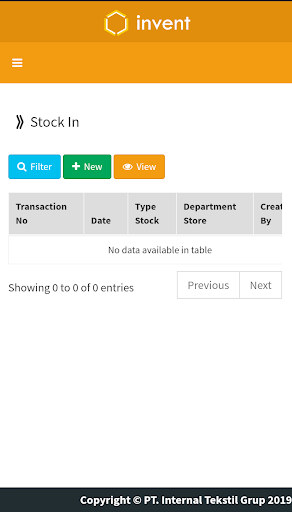 Invent Internal Group Screen 3