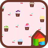 My cute cupcake dodol theme icon