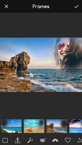 Android application Beach Frames for Pictures screenshort