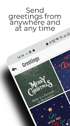 Android application Christmas Greetings & Wishes screenshort
