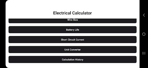 Electrical Calculator