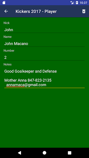 Soccer Coach Team Screen 2
