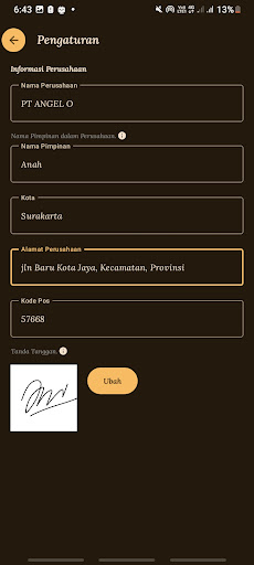 Android application Jabalpro Sistem Jasa screenshort