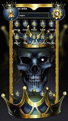 Skull King Launcher Themeのおすすめ画像3