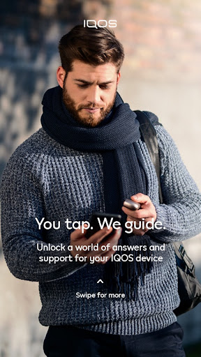 Android application IQOS app: Device companion screenshort