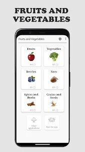 Fruits and Vegetables - Quiz