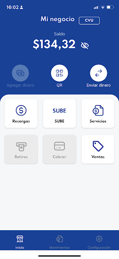 Android application Tach screenshort