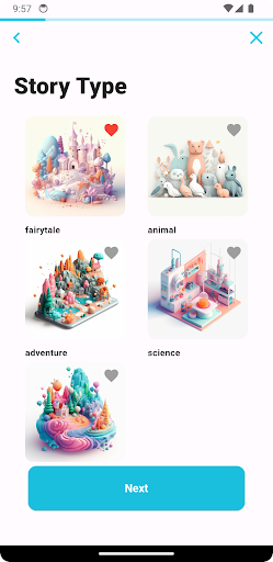 Mi Story Builder Screen 2