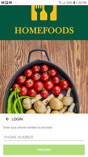 Homefoods Screen 2