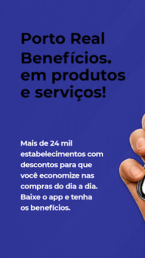 Android application Porto Real Benefícios screenshort