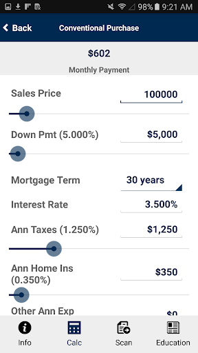 Screenshot of Military Home Loans
