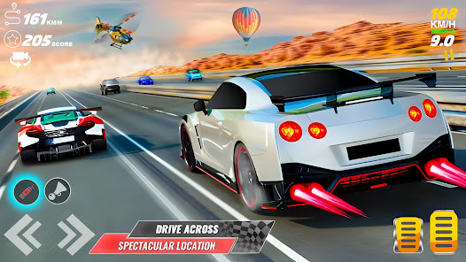 Highway Car Racing Driving 3D 1.2 APK + Mod (Unlimited money) untuk android