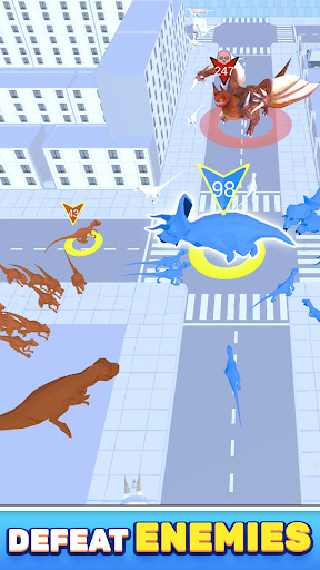 Screenshot of Dino Crowd