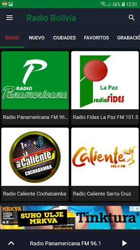 Android application Radio Bolivia screenshort