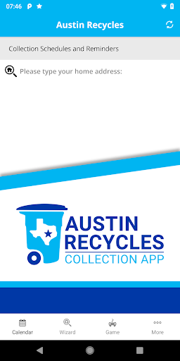 Android application Austin Recycles screenshort