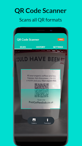 Android application QR Code Scanner - Barcode Scan screenshort