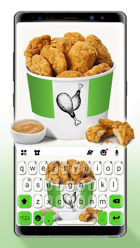 Android application Yummy Vegan Chicken Theme screenshort