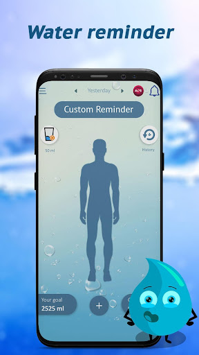 Android application Water tracker - drink water re screenshort