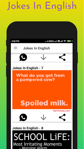 Android application Jokes In English screenshort