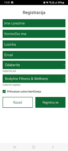 Bodyline fitness & wellness Screen 2