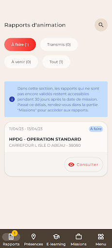Android application MyMgs screenshort