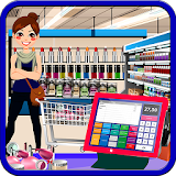 Cosmetic Business Shop: Makeup Store Cashier Game icon
