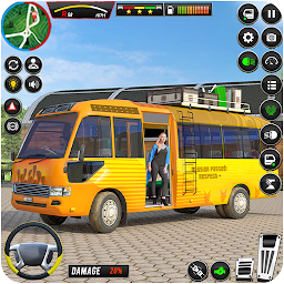 Mini Coach Bus Driving Game 3D
