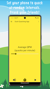 Duck Quacking App
