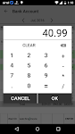 screenshot of Simple Checkbook Ledger