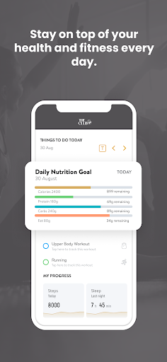 CaliFIT Body Fitness App Screen 2
