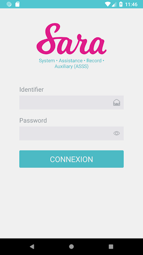 Android application Sara screenshort