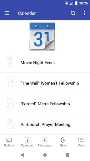 New Vintage Church App Screen 2