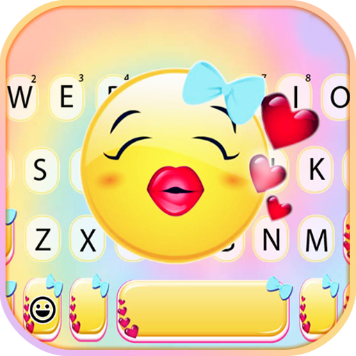 Lovely Kiss Emoji Keyboard The  Icon