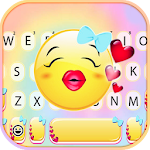 Lovely Kiss Emoji Keyboard Theme Apk