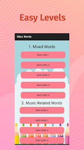 Miss Words - Word game