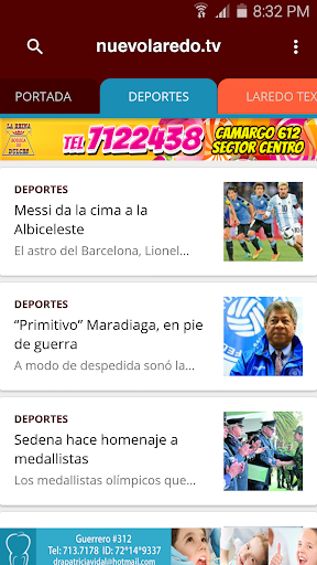 nuevolaredo.tv Screen 3