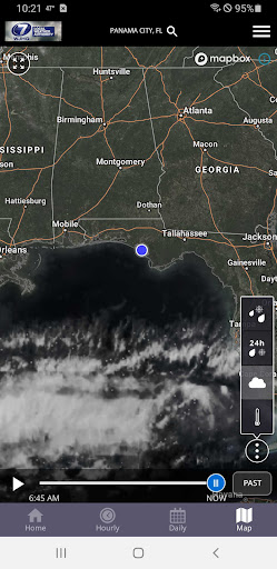Screenshot of WJHG Weather