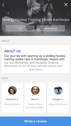 Synergy Hockey Kamloops Screen 2
