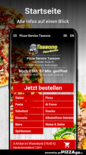 Pizza-Service Tassone Konstanz